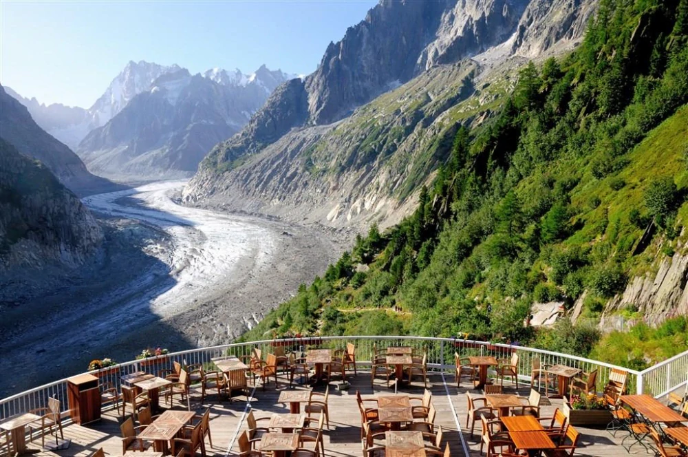 ŠVÝCARSKO - ŽENEVSKÉ JEZERO a Mont Blanc